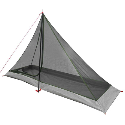 vidaXL Backpacking Tent 222 x 85 x 125 cm Green