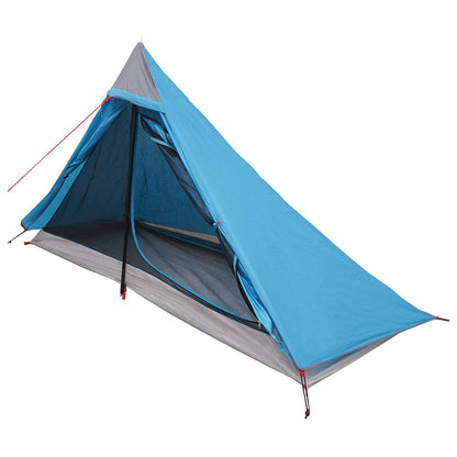 vidaXL Backpacking Tent 222 x 85 x 125 cm Blue