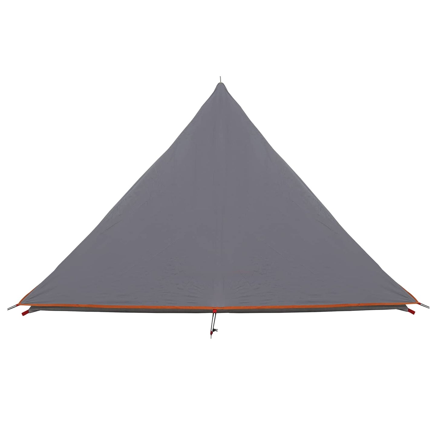 vidaXL Backpacking Tent 222 x 85 x 125 cm Grey and Orange