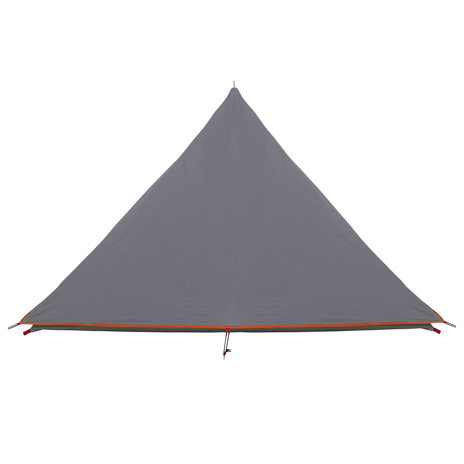 vidaXL Backpacking Tent 222 x 85 x 125 cm Grey and Orange