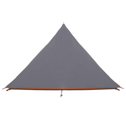vidaXL Backpacking Tent 222 x 85 x 125 cm Grey and Orange