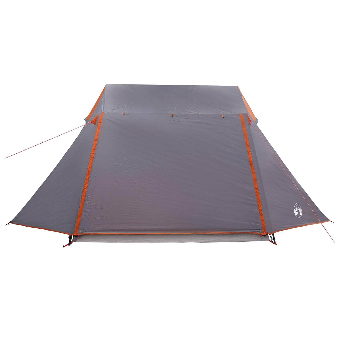 vidaXL Tunnel Tent Grey and Orange 475 x 220 x 192 cm