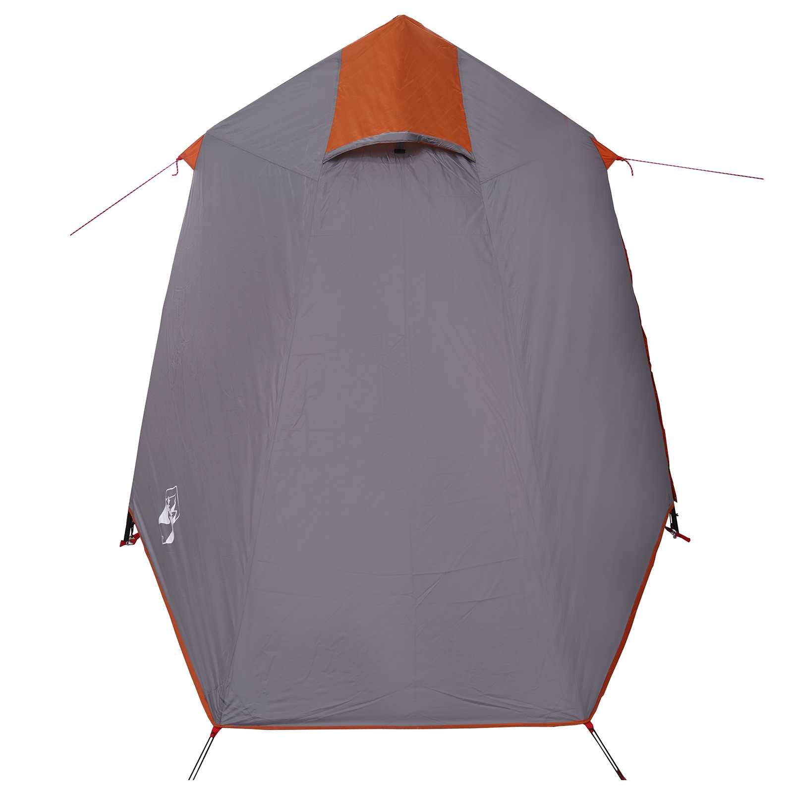 vidaXL Tunnel Tent Grey and Orange 475 x 220 x 192 cm
