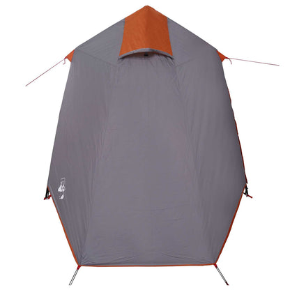 vidaXL Tunnel Tent Grey and Orange 475 x 220 x 192 cm