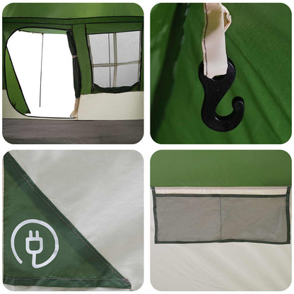 vidaXL Tunnel Tent 275 x 240 x 200 cm Green