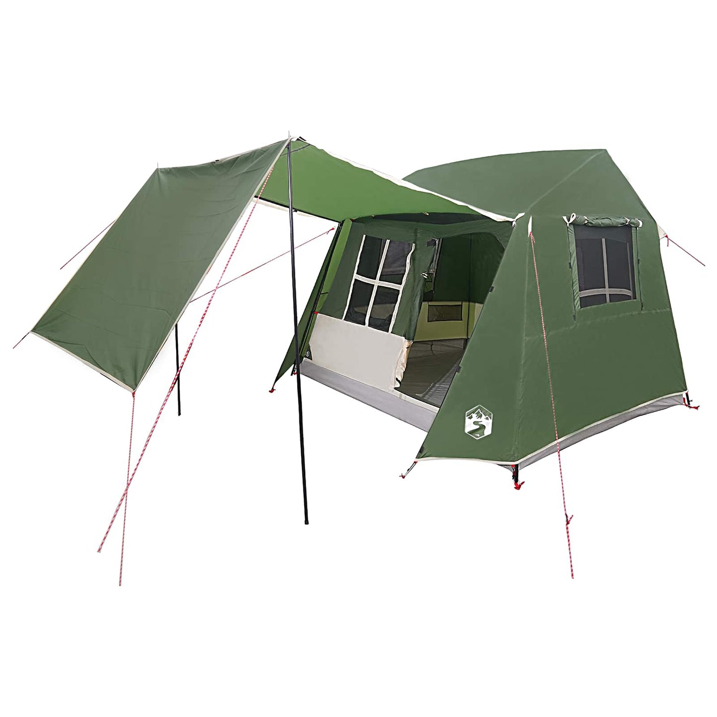 vidaXL Tunnel Tent 275 x 240 x 200 cm Green