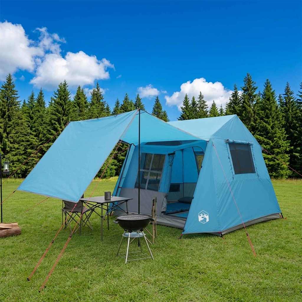 vidaXL Tunnel Tent 275 x 240 x 200 cm Blue