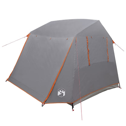 vidaXL Tunnel Tent 275 x 240 x 200 cm Grey and Orange
