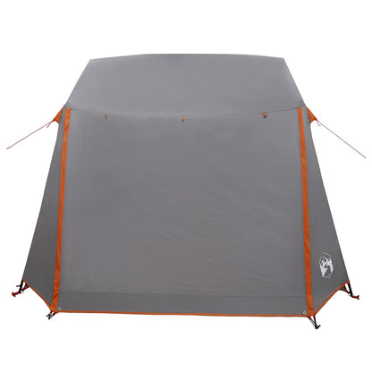 vidaXL Tunnel Tent 275 x 240 x 200 cm Grey and Orange