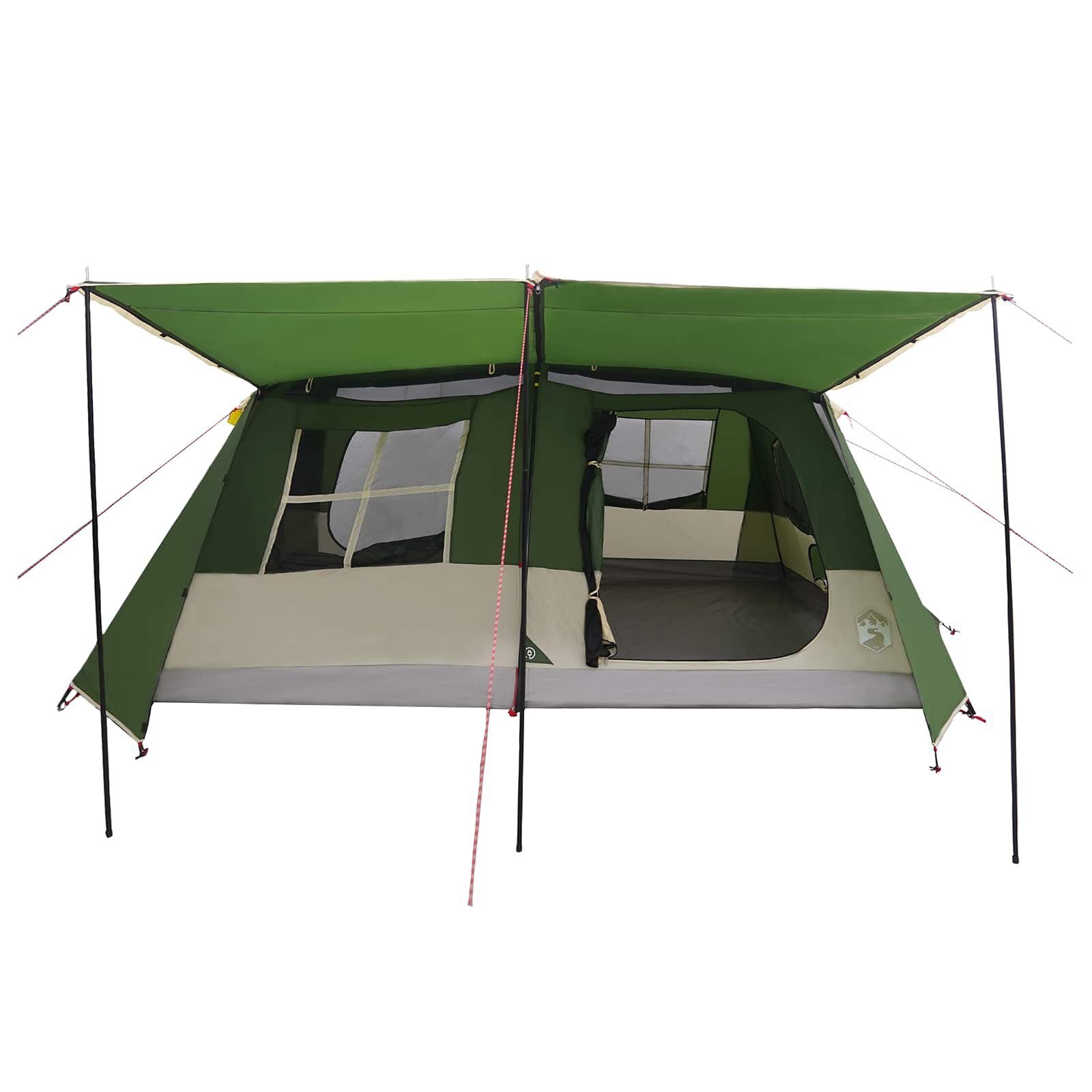 vidaXL Tunnel Tent Green 400 x 278 x 182 cm
