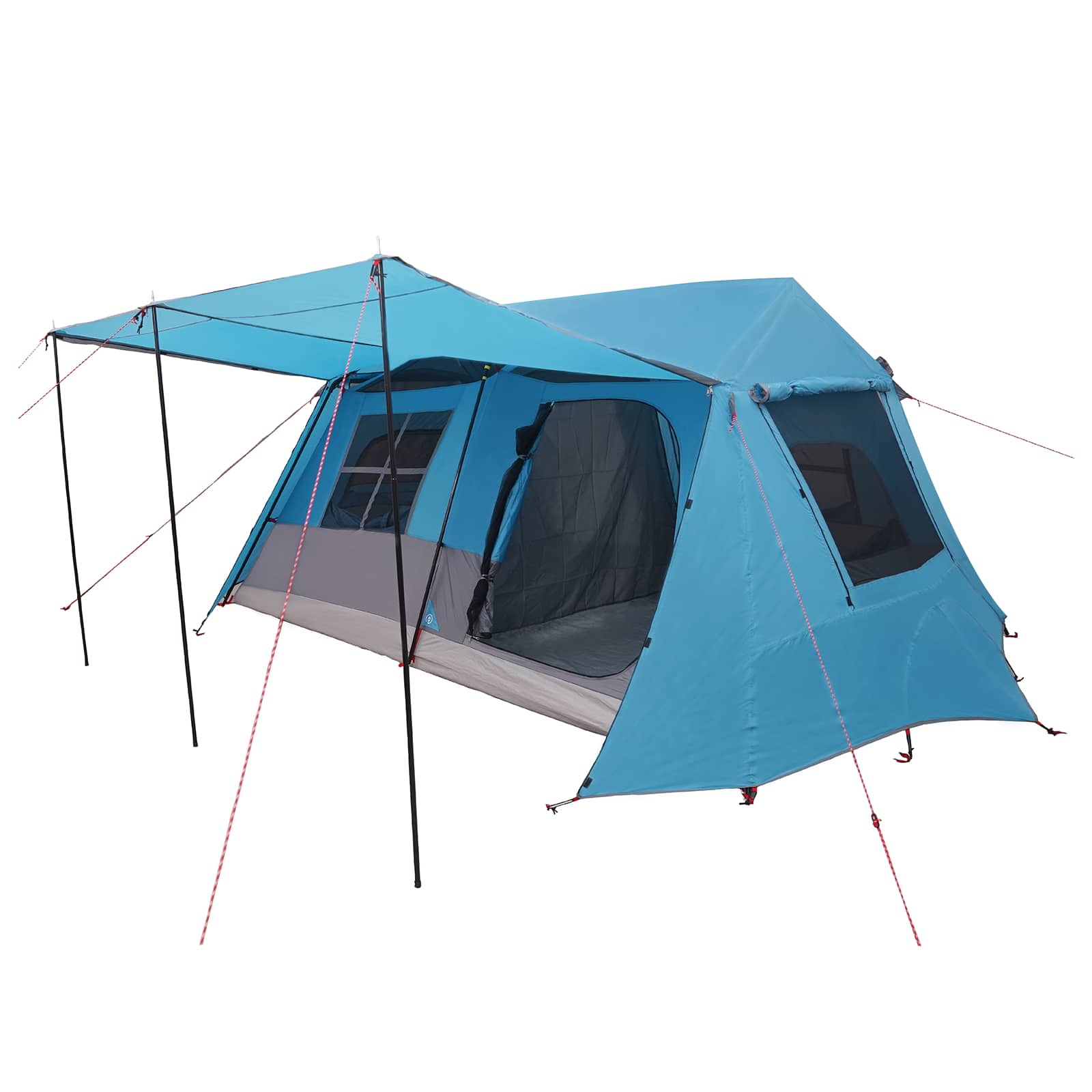 vidaXL Tunnel Tent Blue 400 x 278 x 182 cm