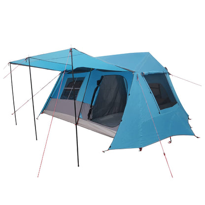 vidaXL Tunnel Tent Blue 400 x 278 x 182 cm