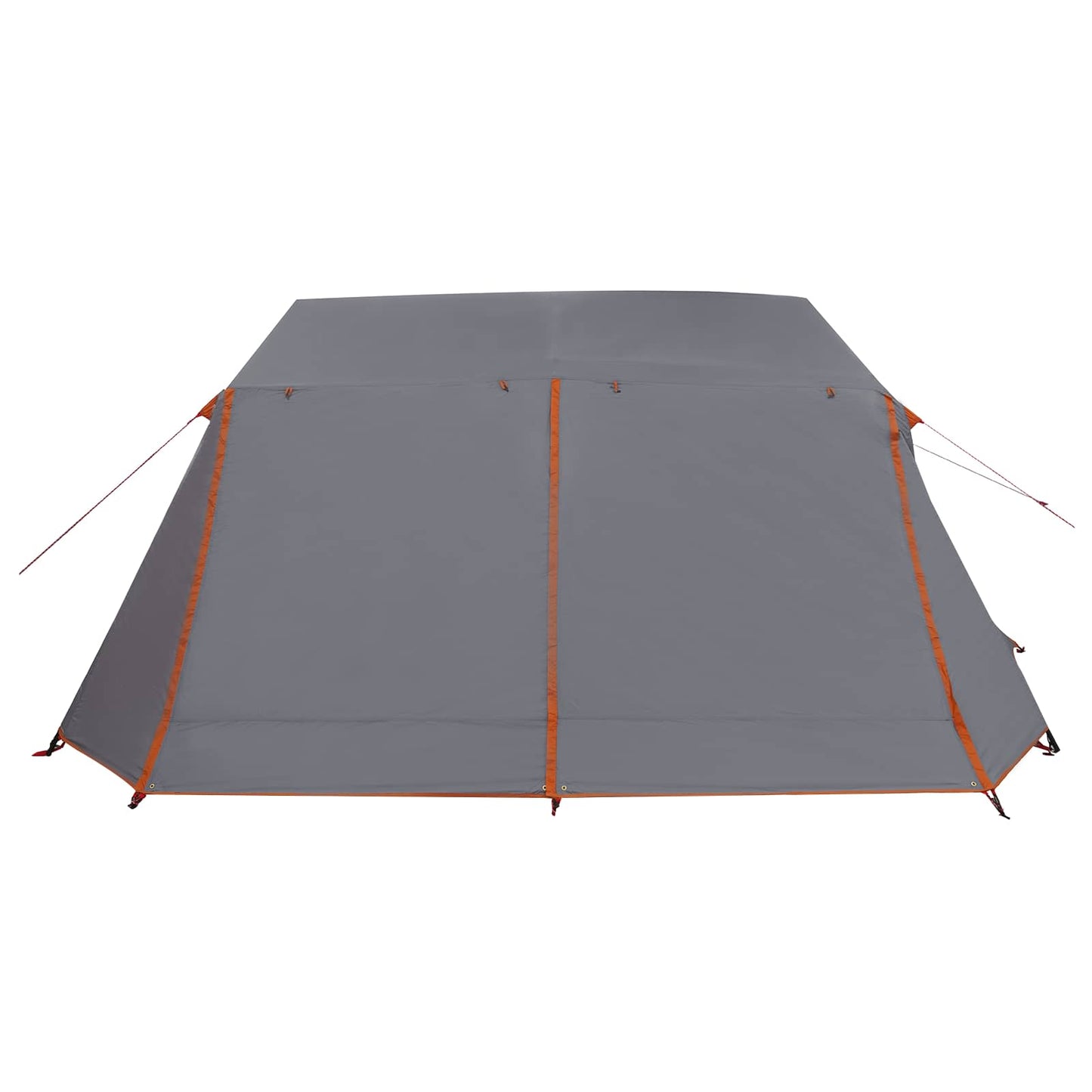 vidaXL Tunnel Tent Grey and Orange 400 x 278 x 182 cm
