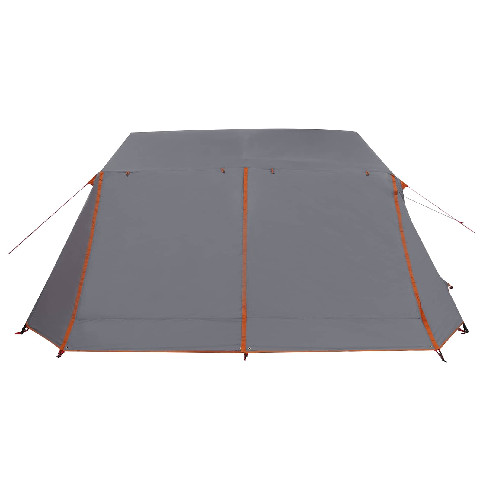 vidaXL Tunnel Tent Grey and Orange 400 x 278 x 182 cm