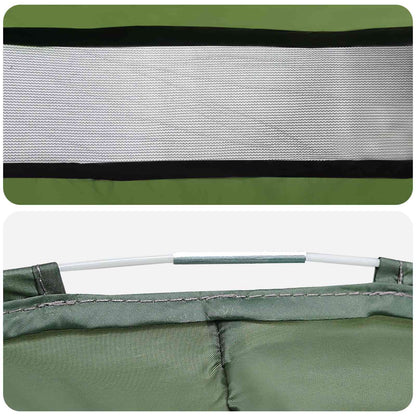 vidaXL Pop-up Toilet Tent with Hanging Rope 97 x 126 cm Green