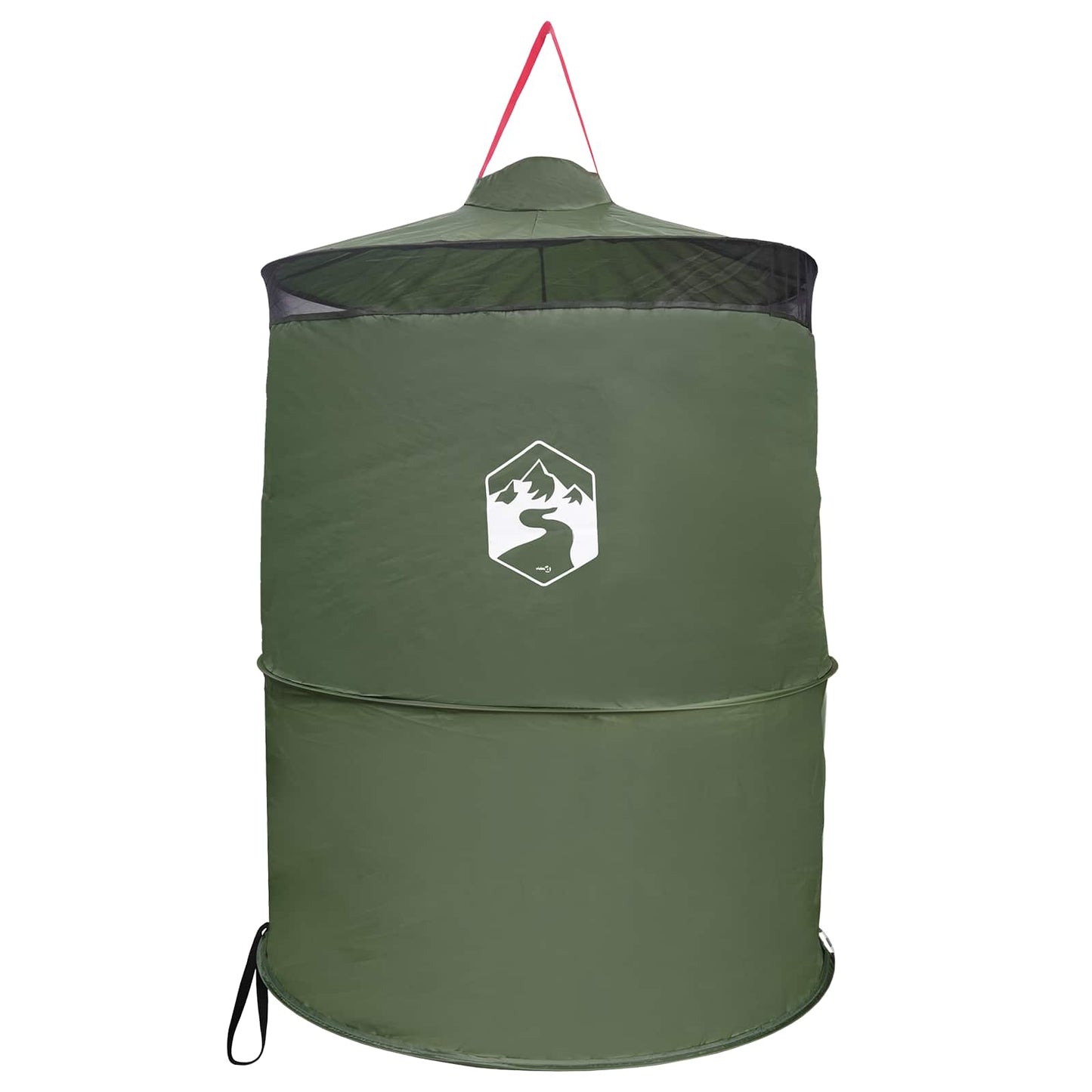 vidaXL Pop-up Toilet Tent with Hanging Rope 97 x 126 cm Green
