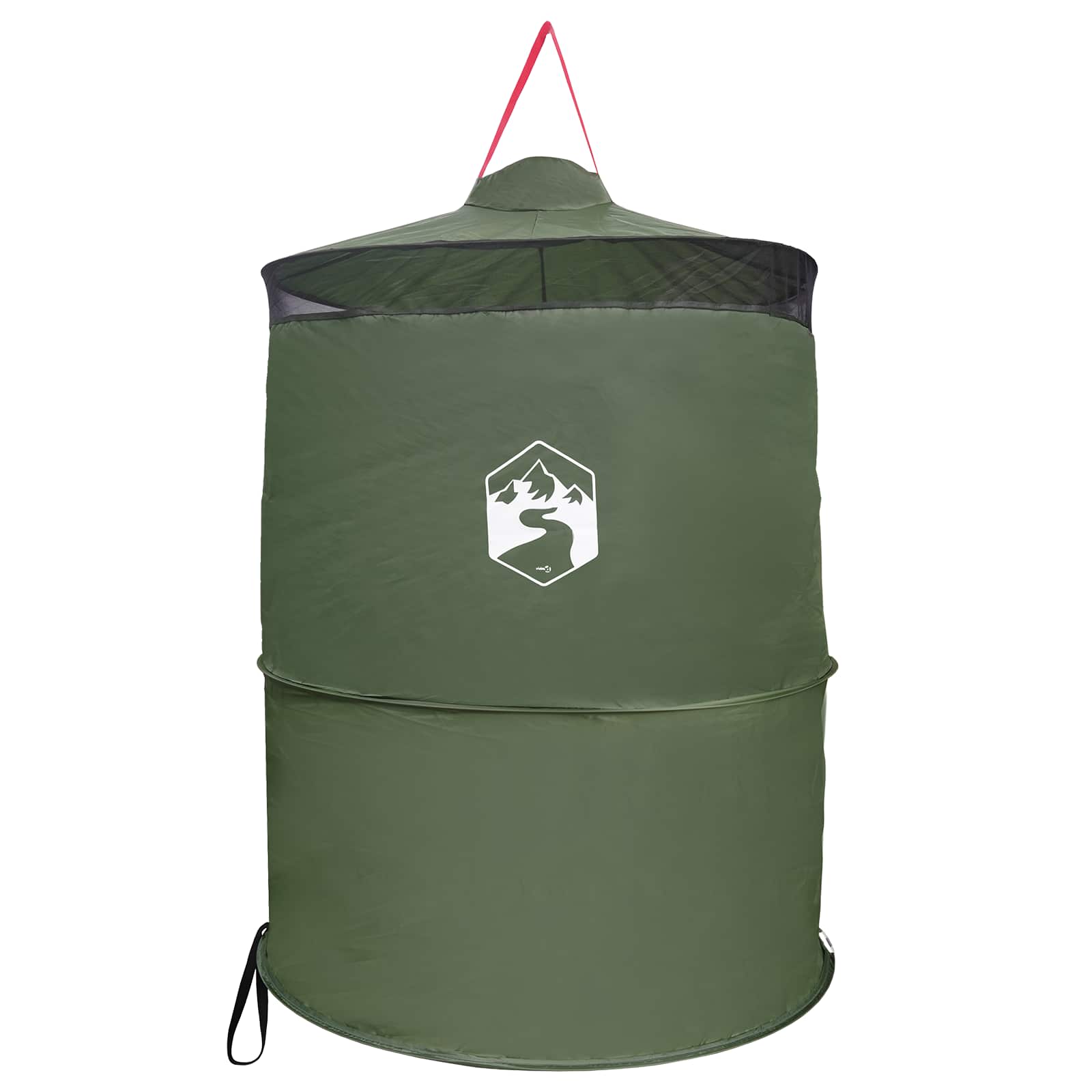 vidaXL Pop-up Toilet Tent with Hanging Rope 97 x 126 cm Green