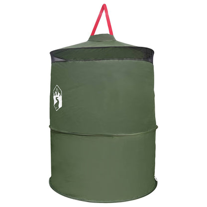 vidaXL Pop-up Toilet Tent with Hanging Rope 97 x 126 cm Green