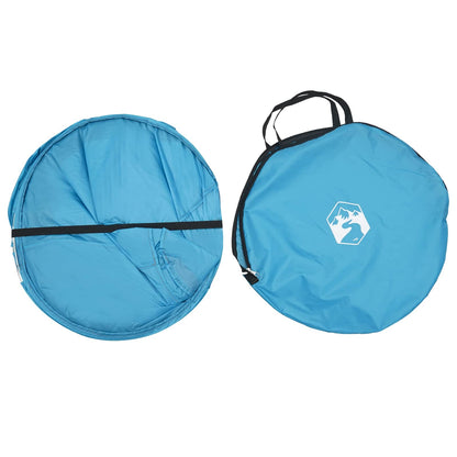 vidaXL Pop-up Toilet Tent with Hanging Rope 97 x 126 cm Blue