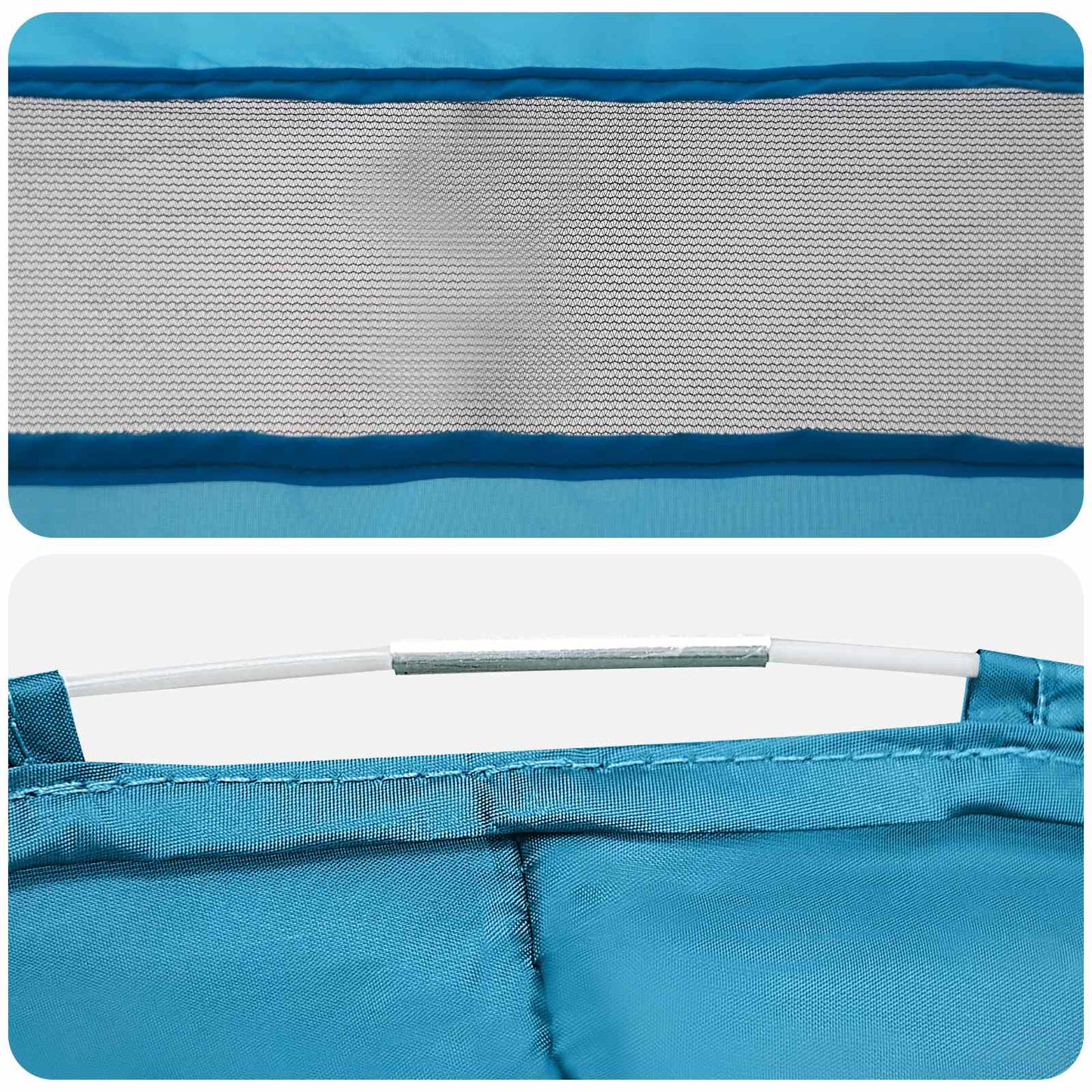 vidaXL Pop-up Toilet Tent with Hanging Rope 97 x 126 cm Blue