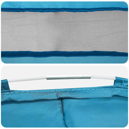 vidaXL Pop-up Toilet Tent with Hanging Rope 97 x 126 cm Blue