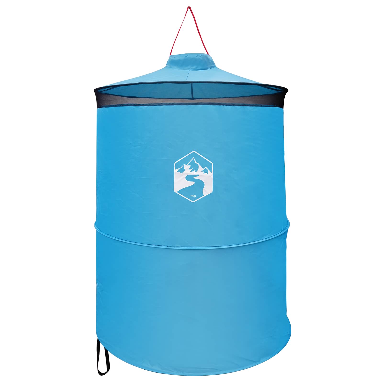 vidaXL Pop-up Toilet Tent with Hanging Rope 97 x 126 cm Blue