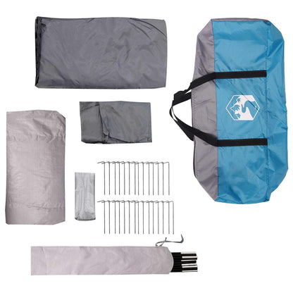vidaXL Tunnel Tent 560 x 395 x 212 cm Blue