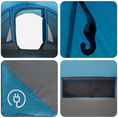 vidaXL Tunnel Tent 560 x 395 x 212 cm Blue