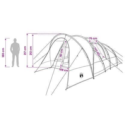 vidaXL Tunnel Tent 560 x 395 x 212 cm Blue
