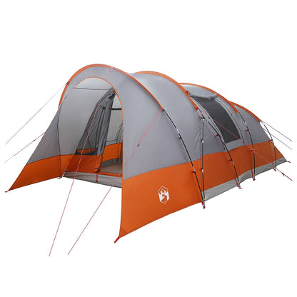 vidaXL Tunnel Tent 560 x 395 x 212 cm Grey and Orange