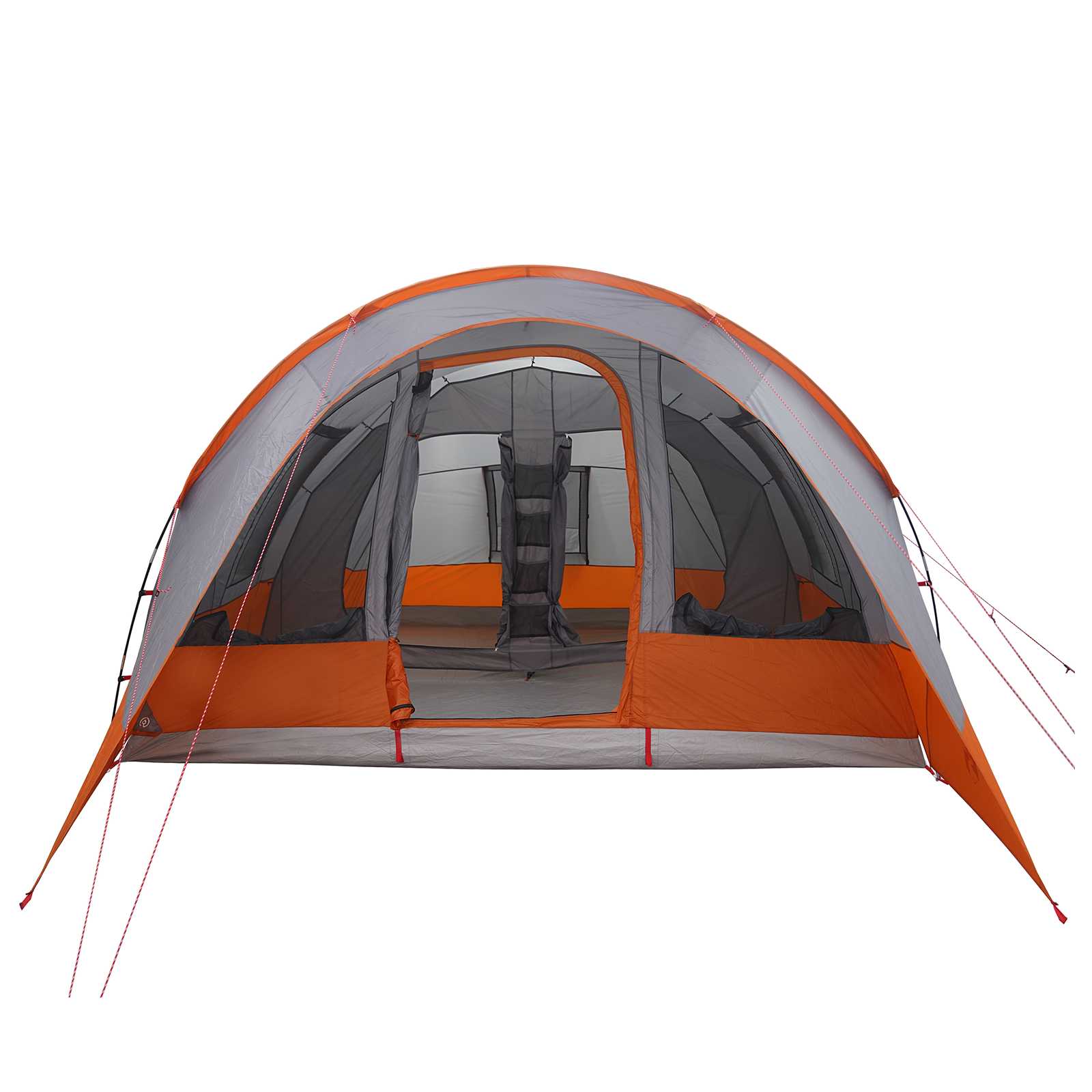 vidaXL Tunnel Tent 560 x 395 x 212 cm Grey and Orange