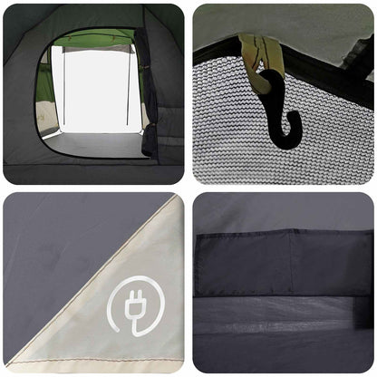 vidaXL Tunnel Tent Green 390 x 215 x 152 cm