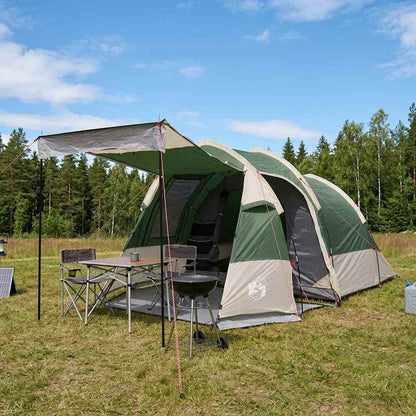 vidaXL Tunnel Tent Green 390 x 215 x 152 cm