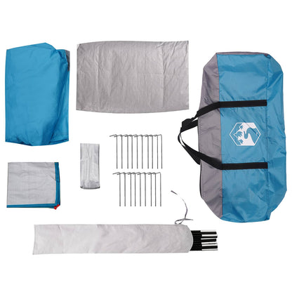 vidaXL Tunnel Tent 390 x 215 x 152 cm Blue