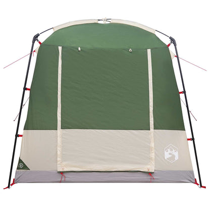 vidaXL Party Tent 4-Person Green 185T Polyester with PU Coating