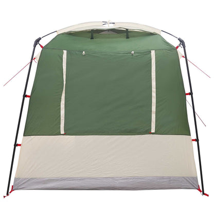 vidaXL Party Tent 4-Person Green 185T Polyester with PU Coating