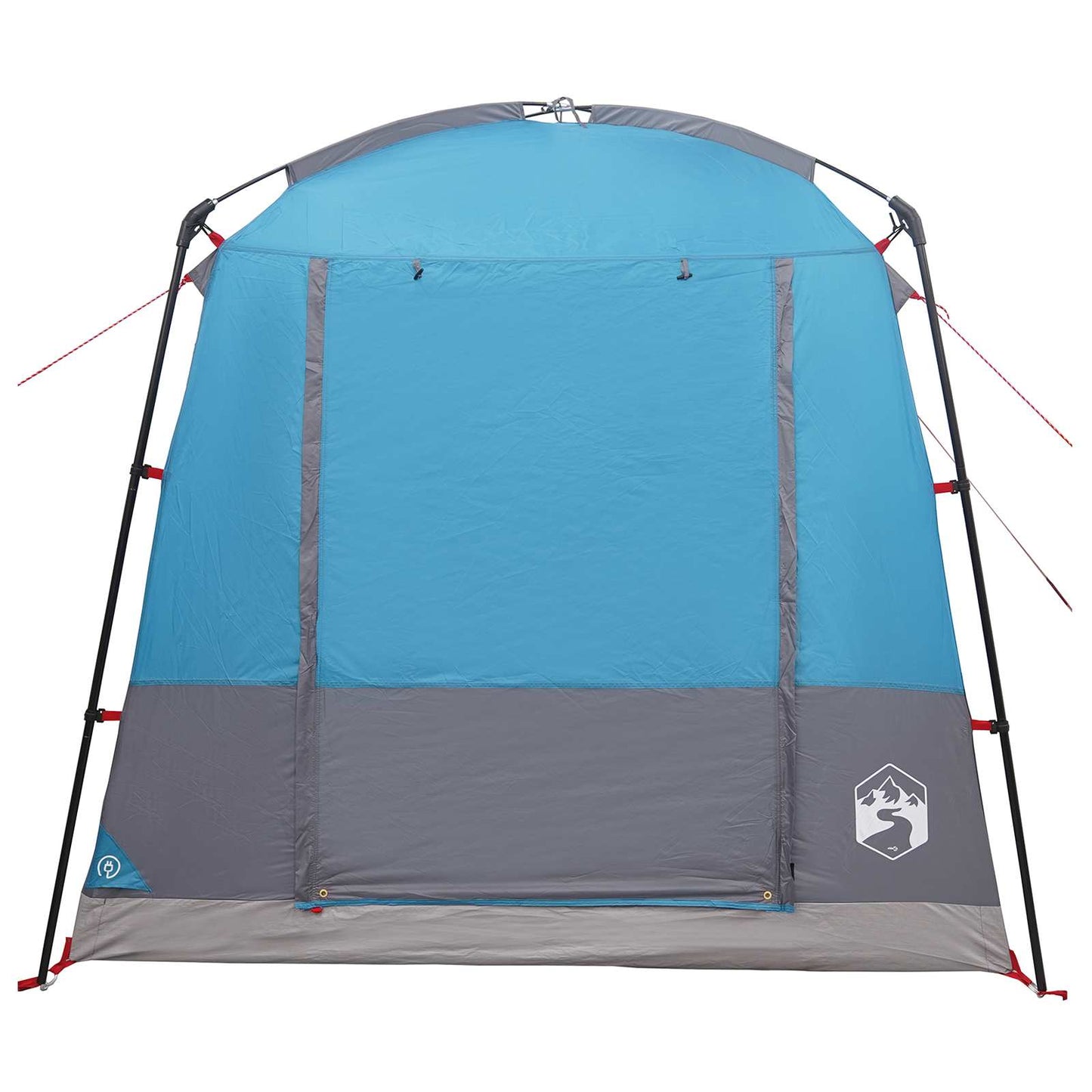 vidaXL Party Tent 4-Person Blue 185T Polyester with PU Coating