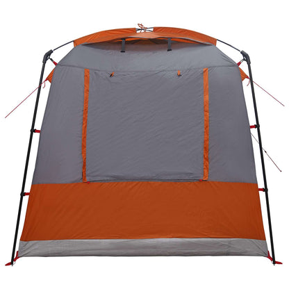 vidaXL Party Tent 4-Person Grey and Orange