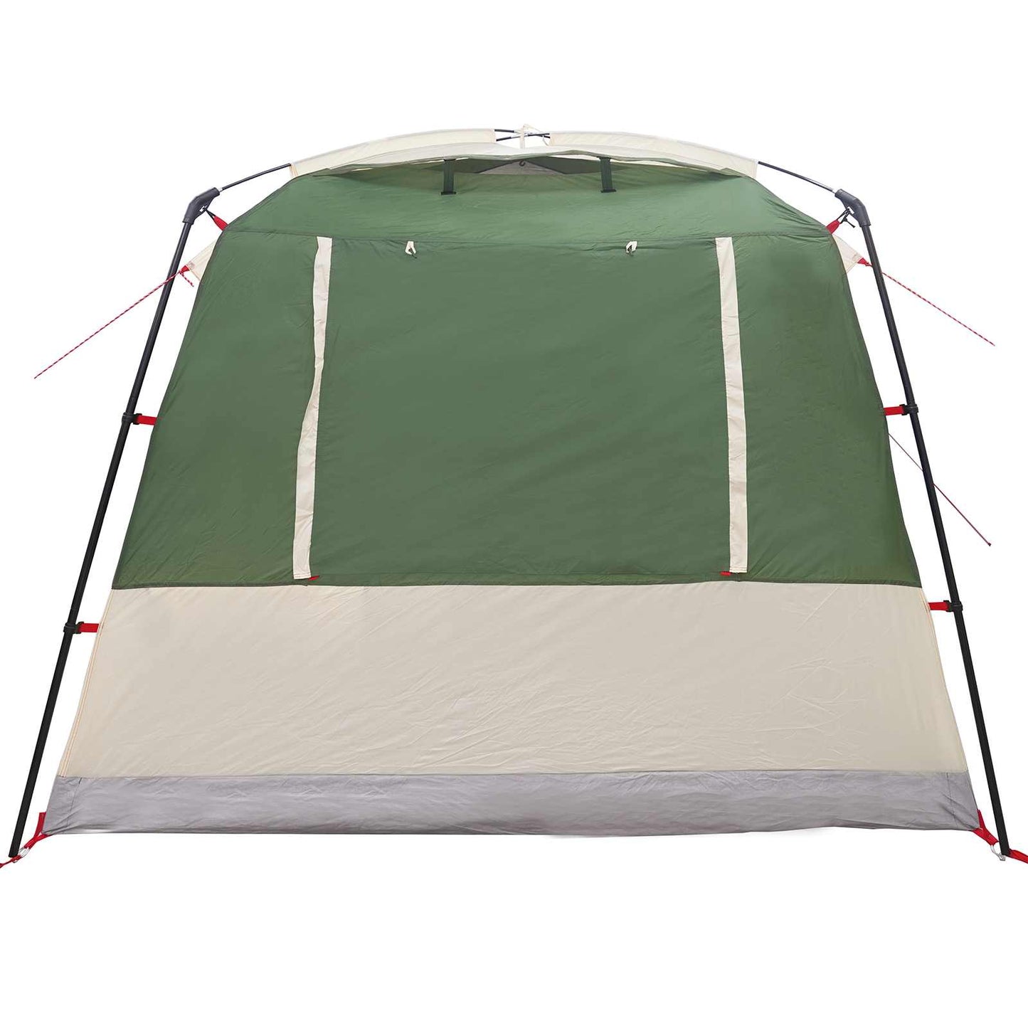 vidaXL Party Tent 10-Person Green 185T Polyester with PU Coating