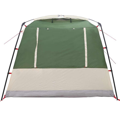 vidaXL Party Tent 10-Person Green 185T Polyester with PU Coating