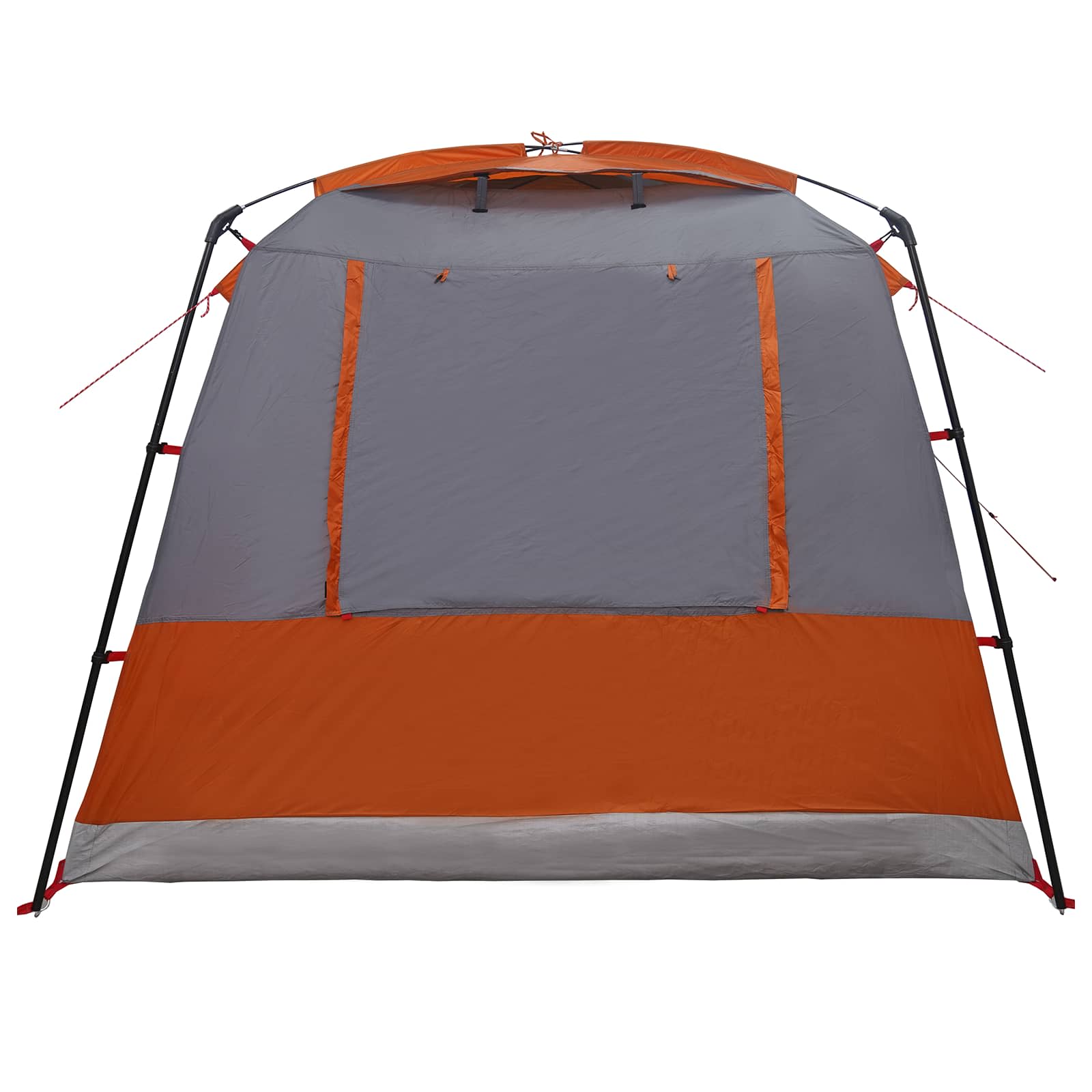 vidaXL Party Tent 10-Person Grey and Orange
