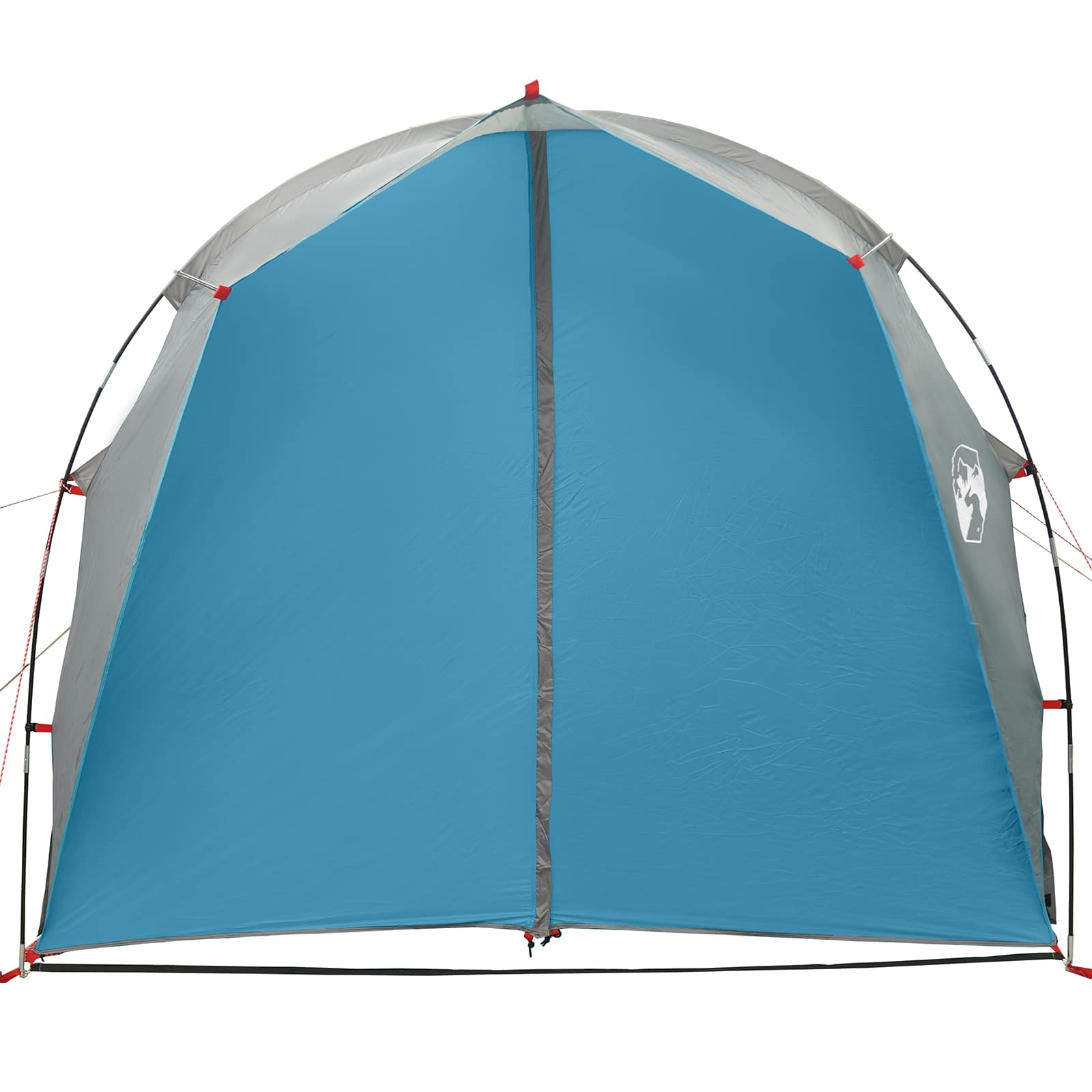 vidaXL Tunnel Tent 4-Person Blue 185T Polyester with PU Coating - 382 x 262 x 214 cm