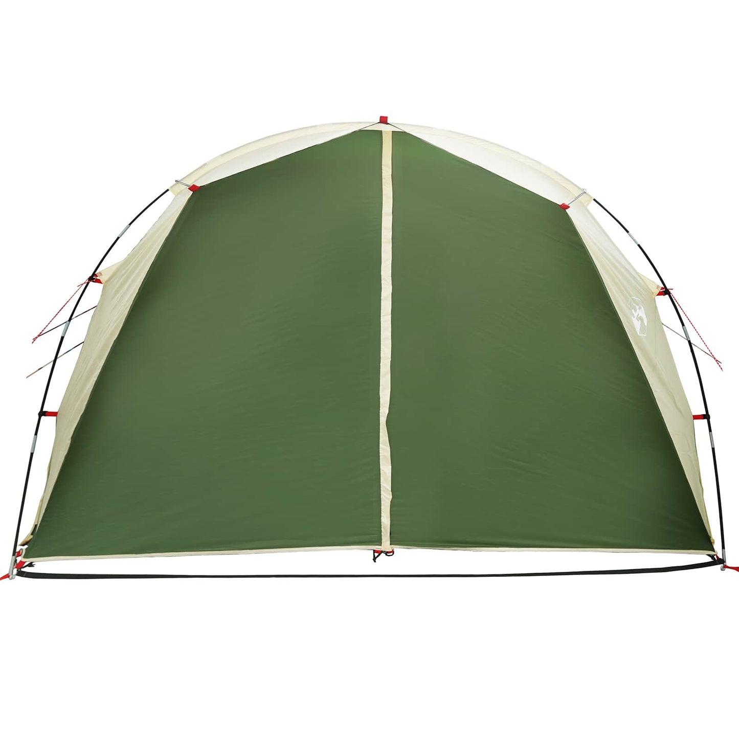 vidaXL Tunnel Tent 6-Person Green 185T Polyester with PU Coating - 562 x 265 x 216 cm