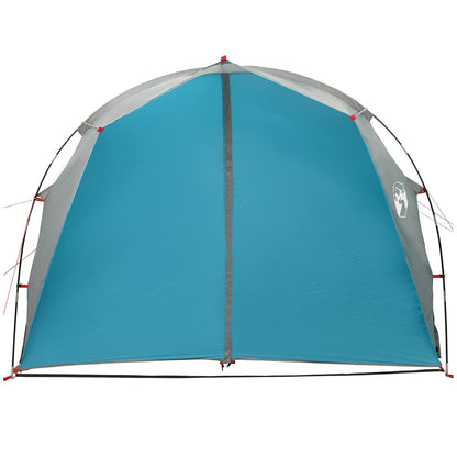 vidaXL Tunnel Tent 6-Person Blue 185T Polyester with PU Coating - 562 x 265 x 216 cm