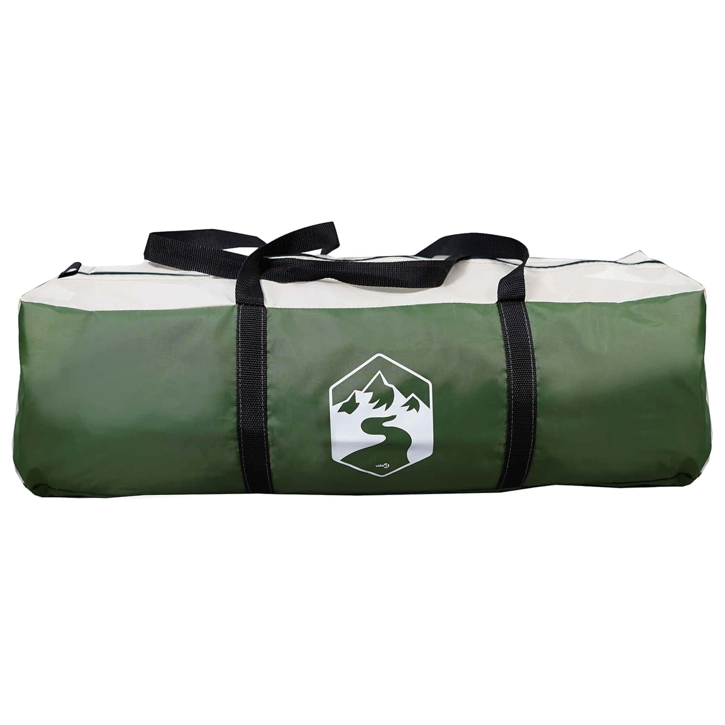 vidaXL Family Tent with Rainfly Water-resistant 18-Person Green