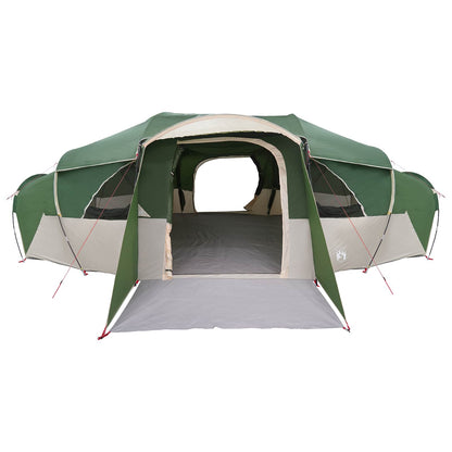 vidaXL Family Tent with Rainfly Water-resistant 18-Person Green