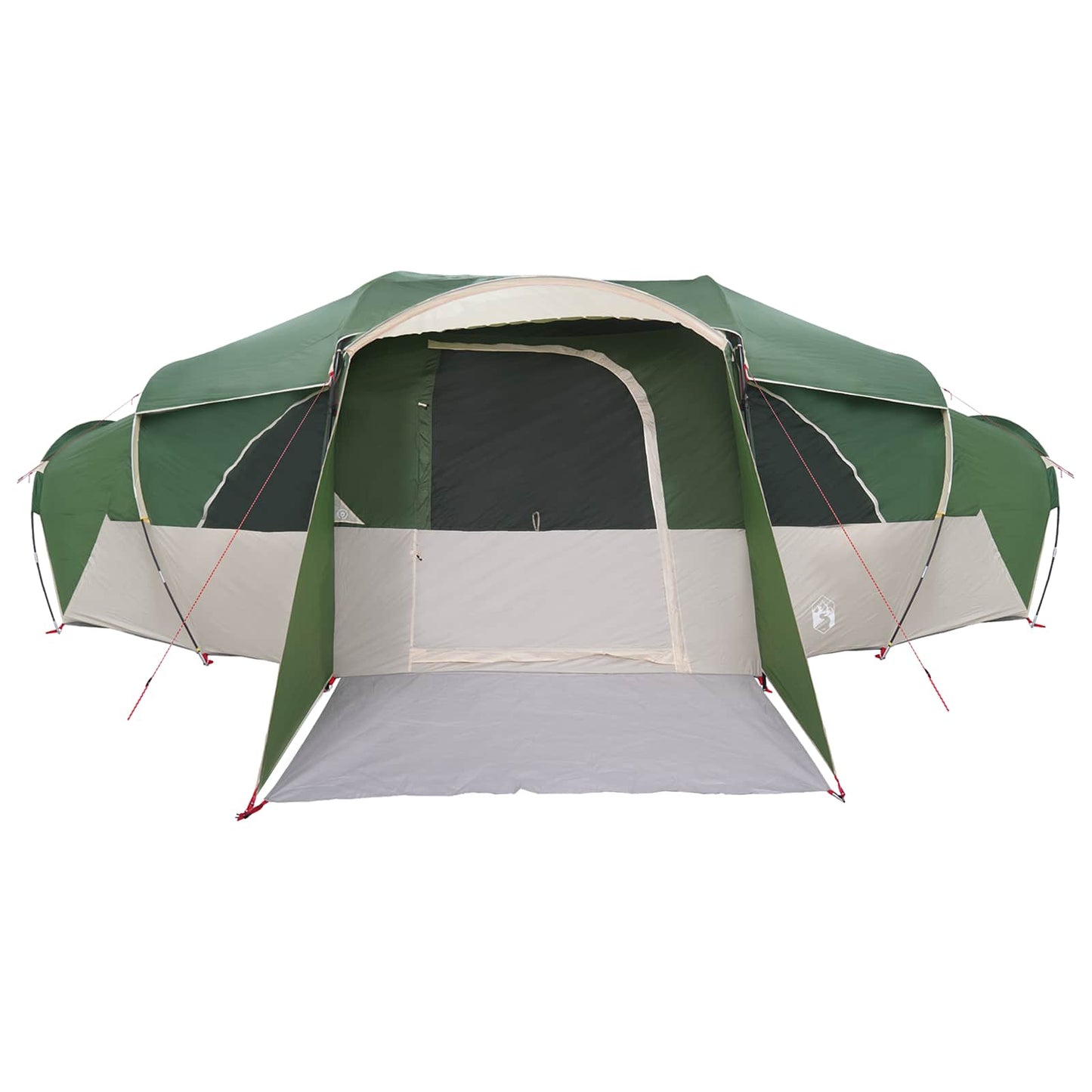 vidaXL Family Tent with Rainfly Water-resistant 18-Person Green