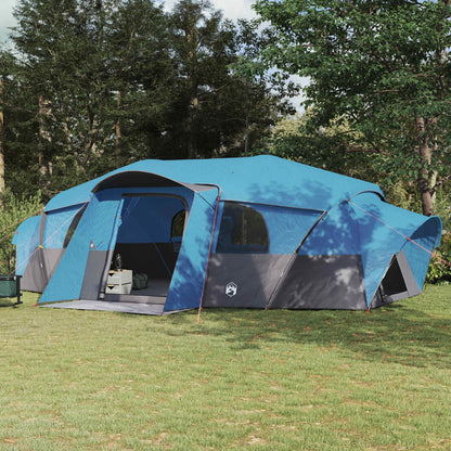 vidaXL Family Tent with Rainfly Water-resistant 18-Person Blue