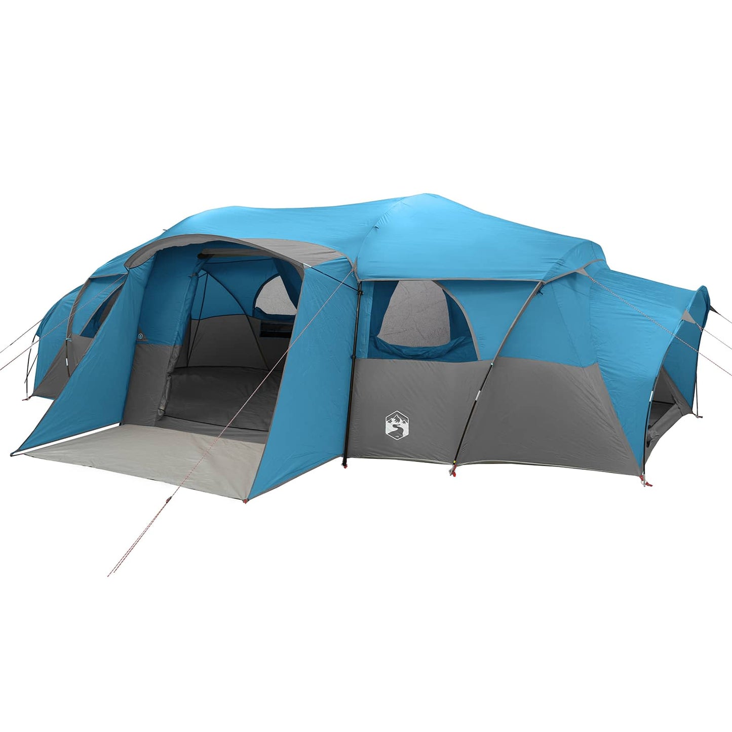 vidaXL Family Tent with Rainfly Water-resistant 18-Person Blue