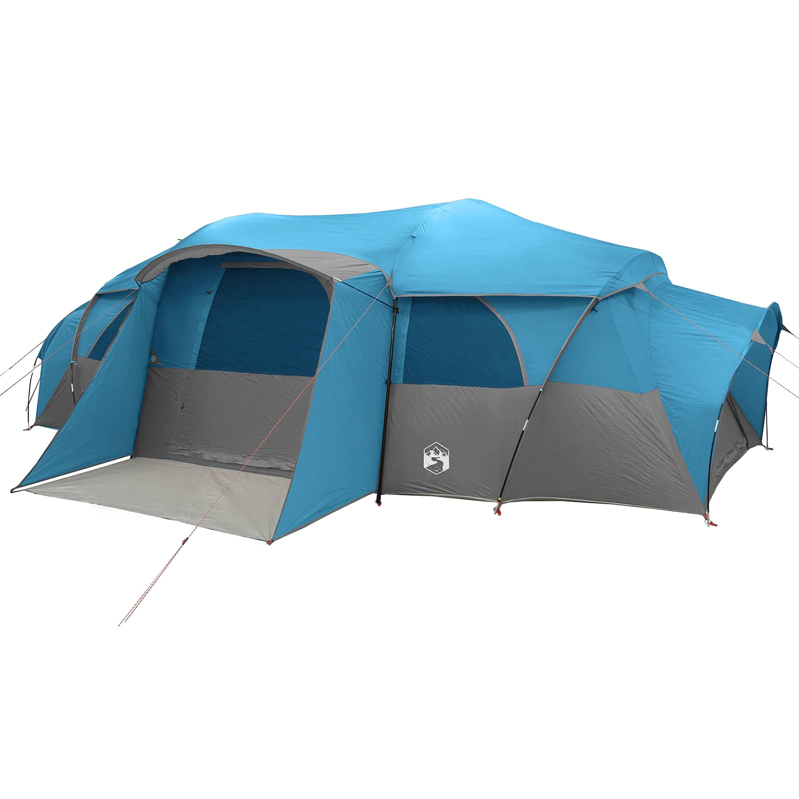 vidaXL Family Tent with Rainfly Water-resistant 18-Person Blue